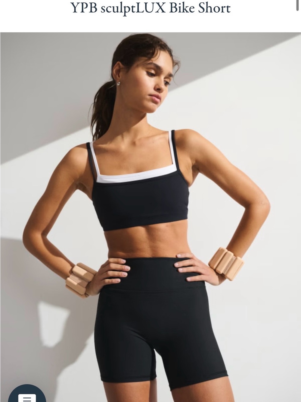 Abercrombie & Fitch Black Bike Shorts